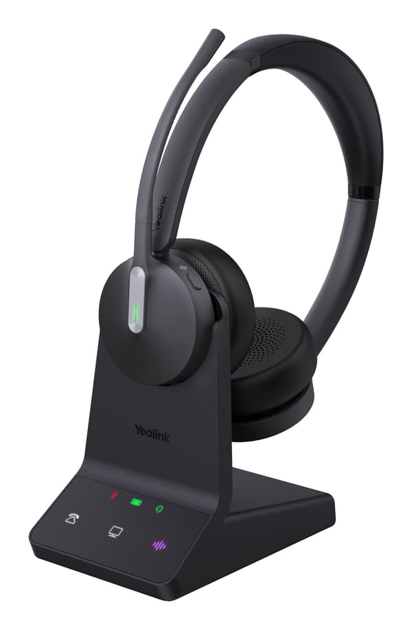 Yealink WH64 DECT-trådlösa hörlurar/headset - Dubbel UC