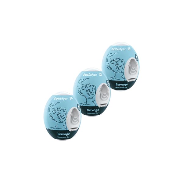 Masturbatoræg Satisfyer Eggs Savage 3 stk.