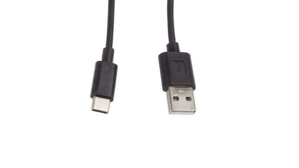 Lanberg USB-A - USB-C 1.0m sort