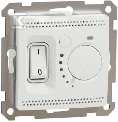 Schneider Electric, Sedna Design i Elements, Gulvvarmeregulator, hvid, SDD111507