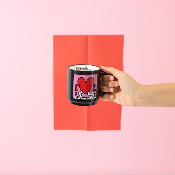 Keith Haring set med 4 muggar