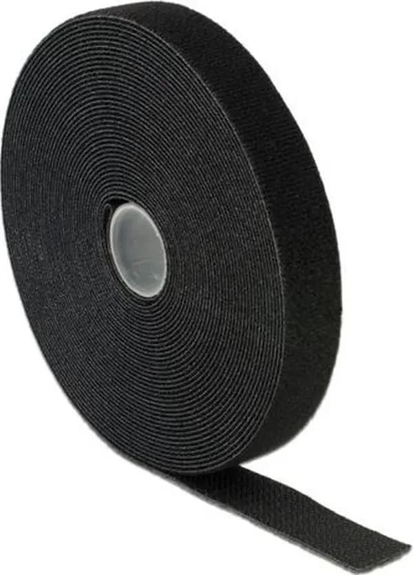 Kabelorganisatör Delock - Kardborre 10m x 20mm svart