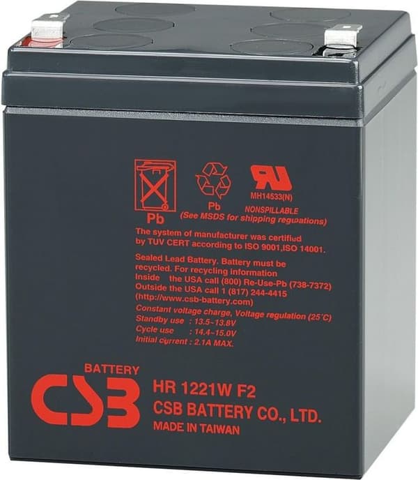 CSB Batteri 12V/5Ah (Bat-CSB-12V-5ah)