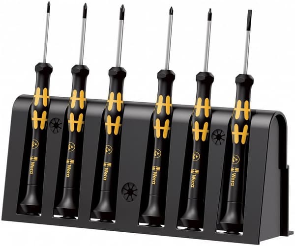 Wera 1550/6 ESD Elektriker skruetrækkersæt + Stativ