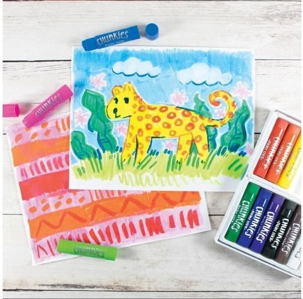 Färger i krita Chunkies Paint Sticks 12 delar