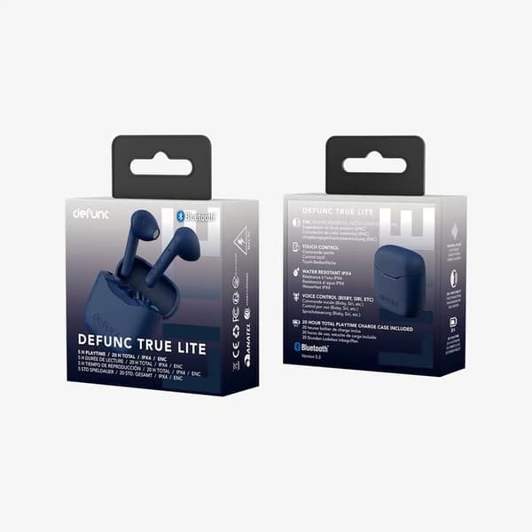 Kuulokkeet DeFunc True Lite sininen (D4264)