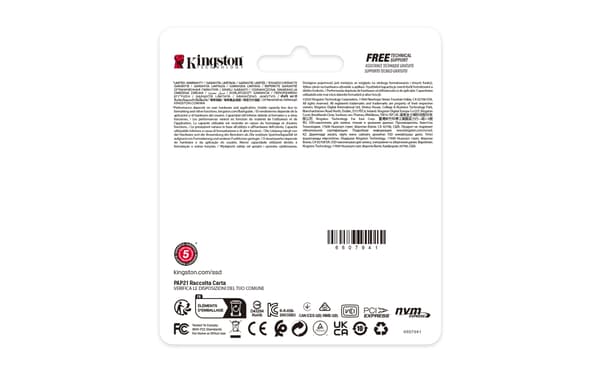 Kingston NV3 - SSD - 2 TB - PCIe 4.0 x4 (NVMe)