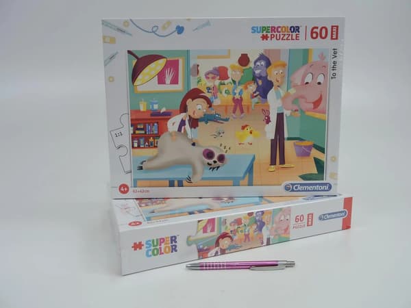 Clementoni Palapeli 60 Palaa Maxi Super Color - Eläinlääkäri