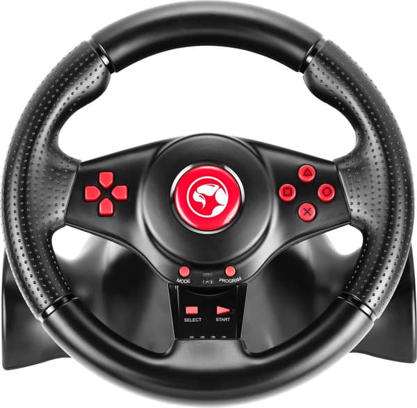 Marvo GT-903 rat, pedalrat og gearskifte, 16 knapper, USB, sort