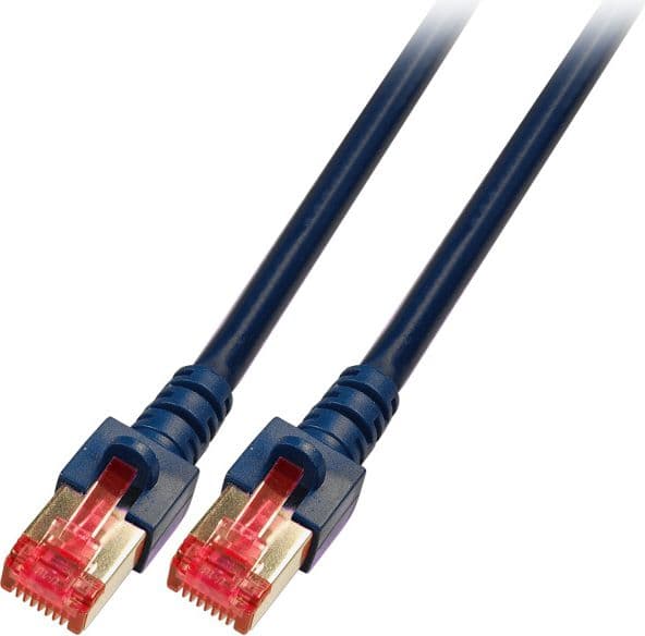 Patchkabel 100% Kobber EFB Cat.6 LSZH S/FTP 5m sort