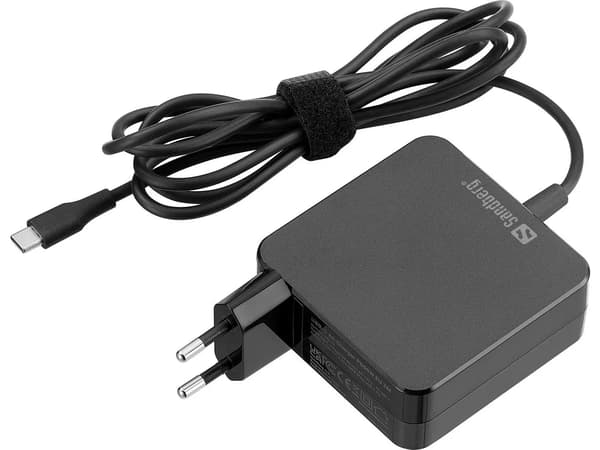 Sandberg USB-C AC-laddare PD65W EU 2M