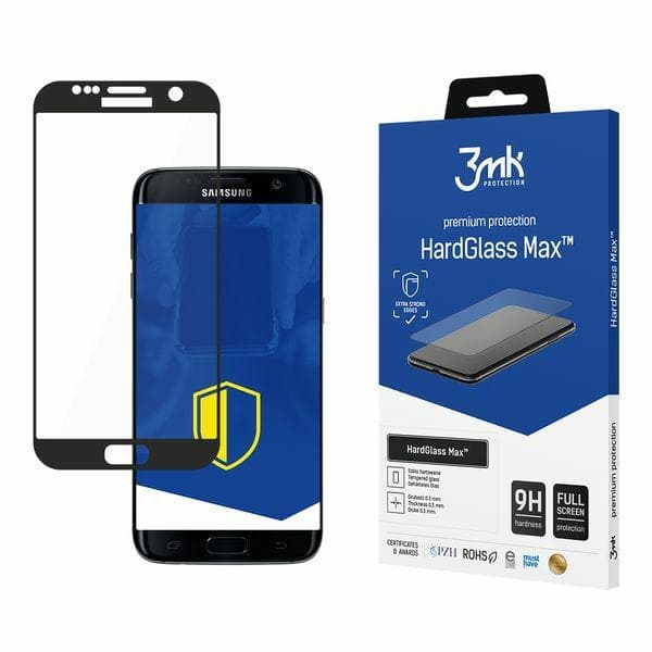 3mk HardGlass Max Samsung Galaxy S7 Edge musta