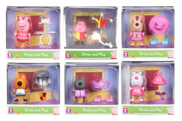 Peppa Figur + Tillbehör, Kläder 07043