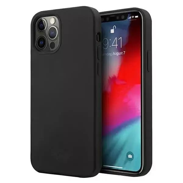 Mini MIHCP12LSLTBK iPhone 12 Pro Max 6,7\" svart/black hard case Silicone Tone On Tone