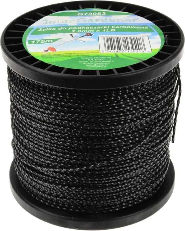 Korrugerad trimmerlina 2,0 mm x 1 lb (24/27)