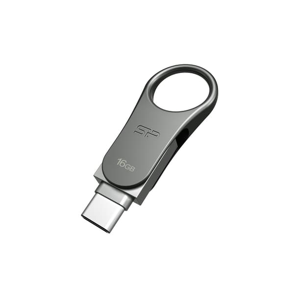 SILICON POWER Minne USB Mobile C80 16GB USB 3.0 Typ-C Silver