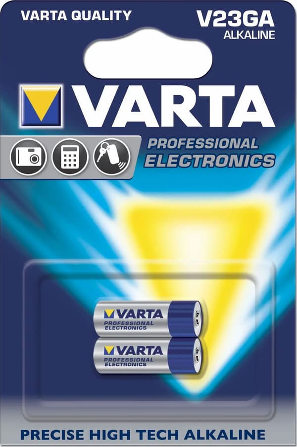 1x2 Varta electronic V 23 GA Bilalarm 12V