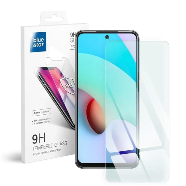 Blue Star härdat glas - för Xiaomi Redmi 10