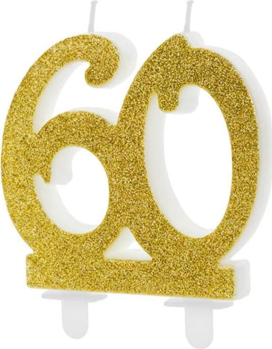 Party Deco Tårta för 60 bitar med fast glitter - 1 st universal