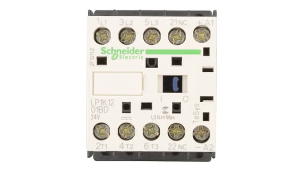 Effektkontaktor 12A 3P 24V DC 0Z 1R LP1K1201BD