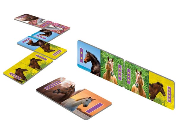 SPEL DOMINO BILD HÄSTAR PLX ALX PUD