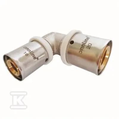 90 asteen puristettu kulma 32 mm