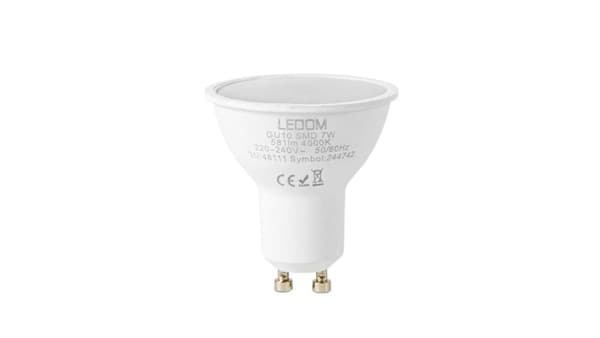 LEDOM GU10 7W 4000K 600lm 220-240V