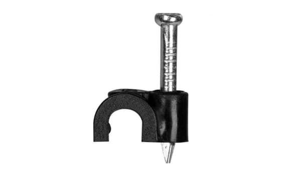 Holder CLIP 12 sort 100 stk