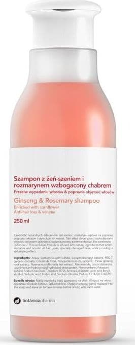Botanica Schampo med rosmarin och blåklint 250 ml