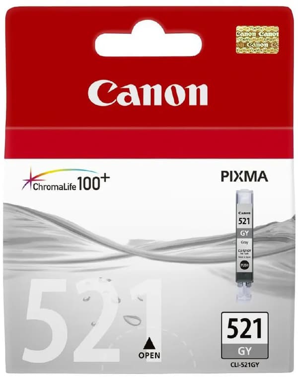 Canon blækpatron CLI-521GY - Grå