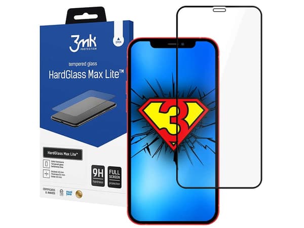 Apple iPhone 12/12 Pro Bl - 3mk HardGlass Max Lite™
