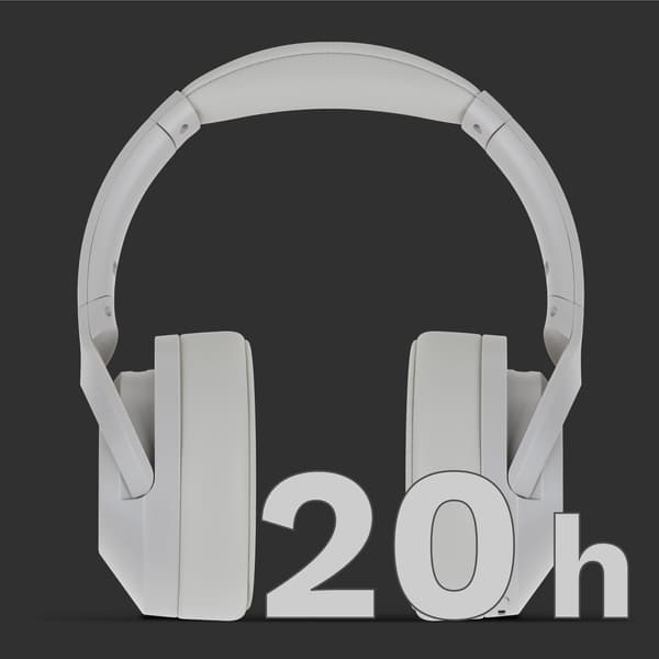 Kruger&Matz F2 langattomat on-ear-kuulokkeet, harmaa