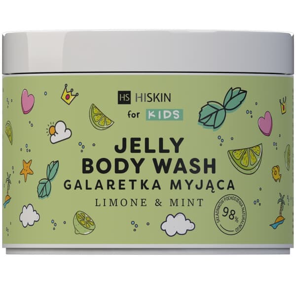 Hiskin_kids kroppstvättgelé för barn Lime 150ml