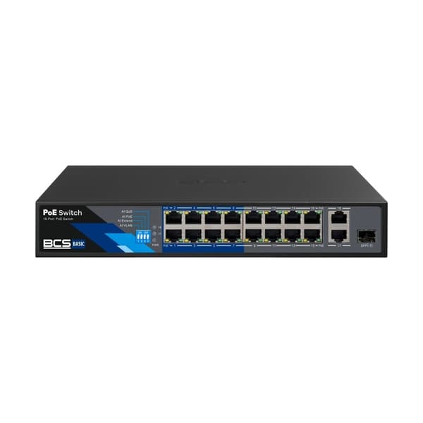 BCS SWITCH POE BCS-B-SP1602G-1SFP 16-PORT SFP BCS BASIC