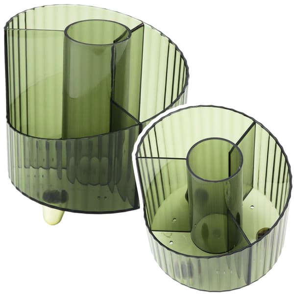 Skolmaterial Organizer Kontor Transparent Grön