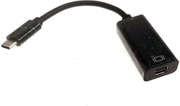 MicroConnect USB-C til Mini DP M-F, 0,2M Opløsning: 4K*2K@30Hz Sort, Understøtter lyd og video