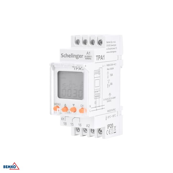Timer timer timer WIFI timer timer för skena TH35 SCHELINGER 76.0100
