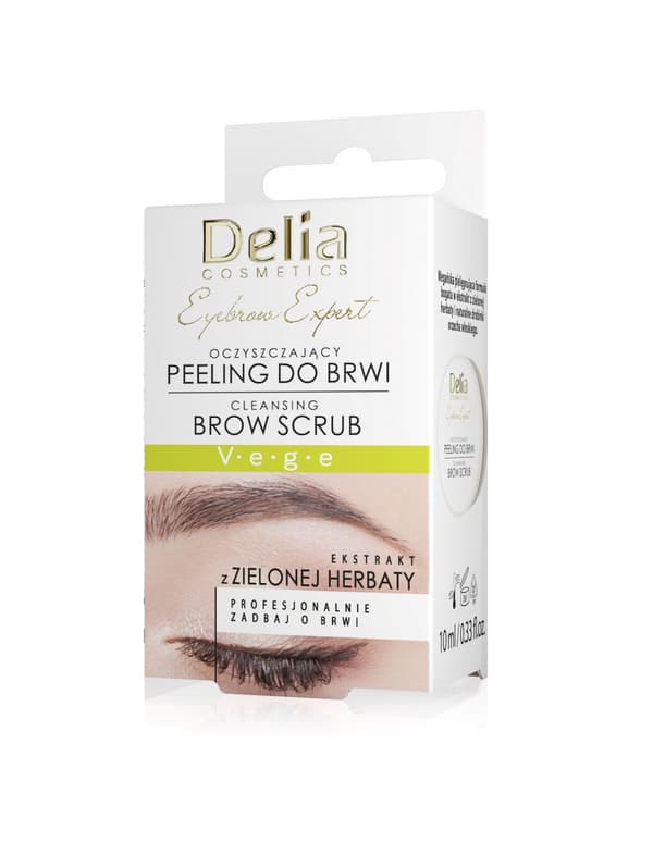 DELIA COSMETICS Eyebrow Expert Rensende Øjenbrynsscrub 10ml
