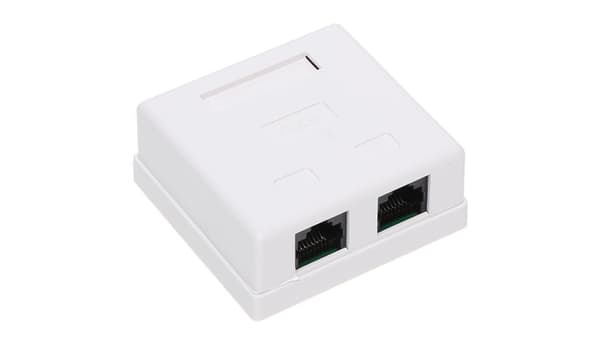 RJ45-2G2 DOBBELT ENDESTIK