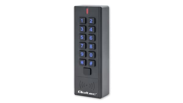 QOLTEC 52441 HYPERION Kombinationslås med RFID-läsare Kodkort Nyckelring IP68 EM