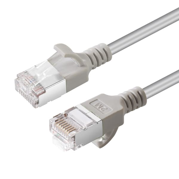 MicroConnect CAT6A U-FTP Slim, LSZH, 5m netværkskabel, grå