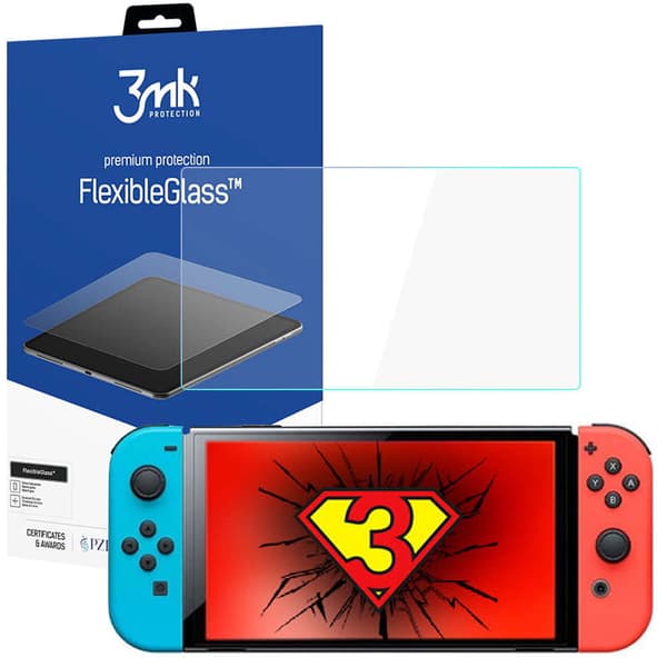 Nintendo Switch Oled - 3mk FlexibleGlass™ 8.3''