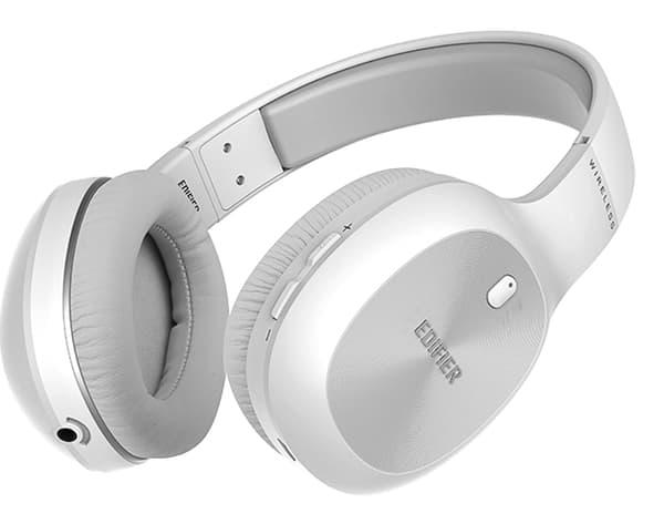 Trådlösa hörlurar Edifier W800BT Plus, aptX (vit)