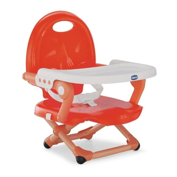 Chicco Pocket Snack Poppy Red Matstol