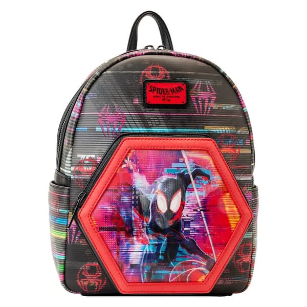Loungefly Marvel Spiderman Across the Spider-Verse Lenticular rygsæk 27cm