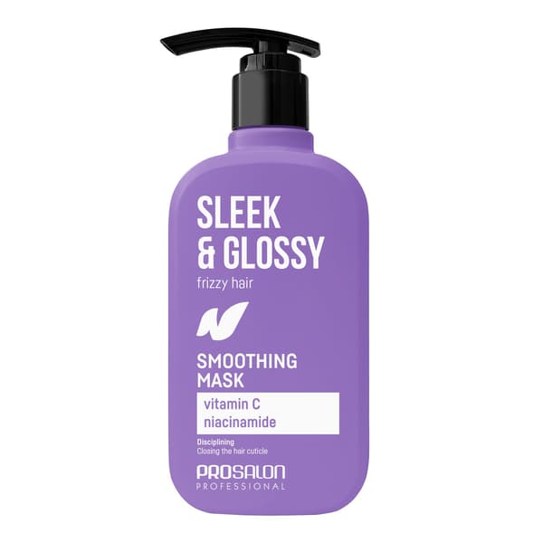 PROSALON Sleek&Glossy Glansigt Hårmask 375 ml