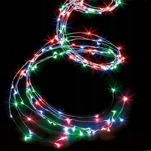 Fééric Lights and Christmas ulkovalosarja, kaskadi, 200 LED-valoa