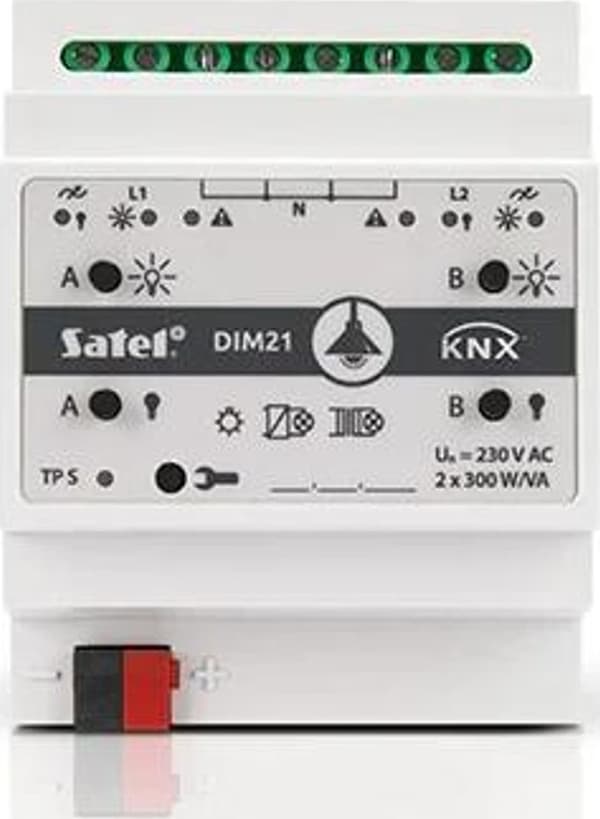 SATEL KNX 2-kanals mørklægningsaktuator KNX-DIM21