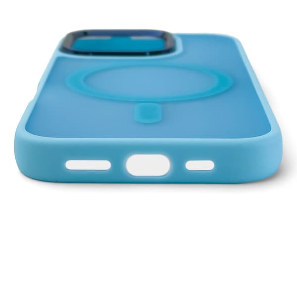 Magnetic Collection MagSafe-cover til iPhone 16 – Lyseblå
