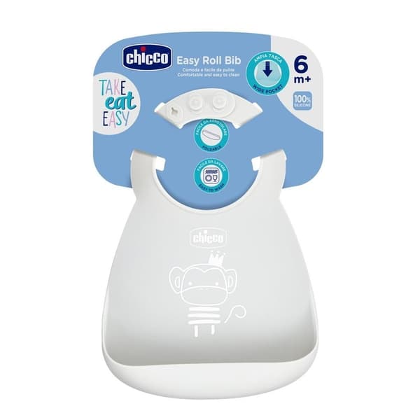 CHICCO-102193 SILIKONHAKLAPP GRÅ